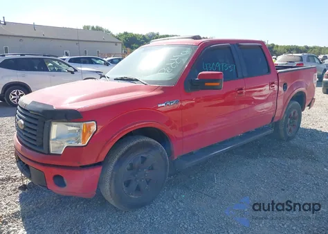 2010 Ford F150 Supercrew из США, поврежденный, VIN 1FTEW1C89AKC18228